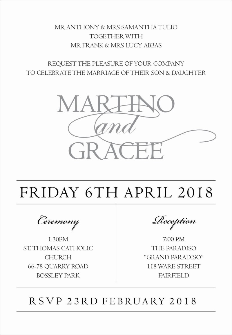 Luxe: MARTINO & GRACEE LUXE INVITATION