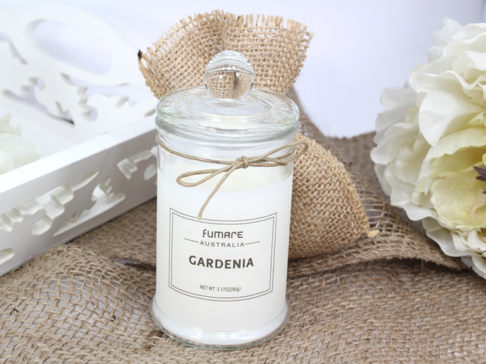 Wedding & Engagement Glass Jar Candle Holder Decorated